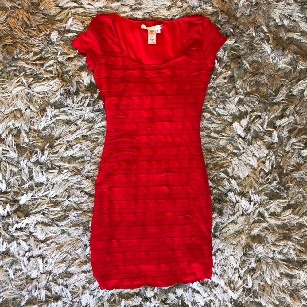 Red Fitted Dress